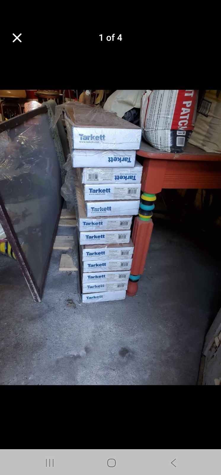 Tarkett Contours Harvest Oak Composite Wood Flooring 47 5/8 x 8 1/16 x 5/16 in