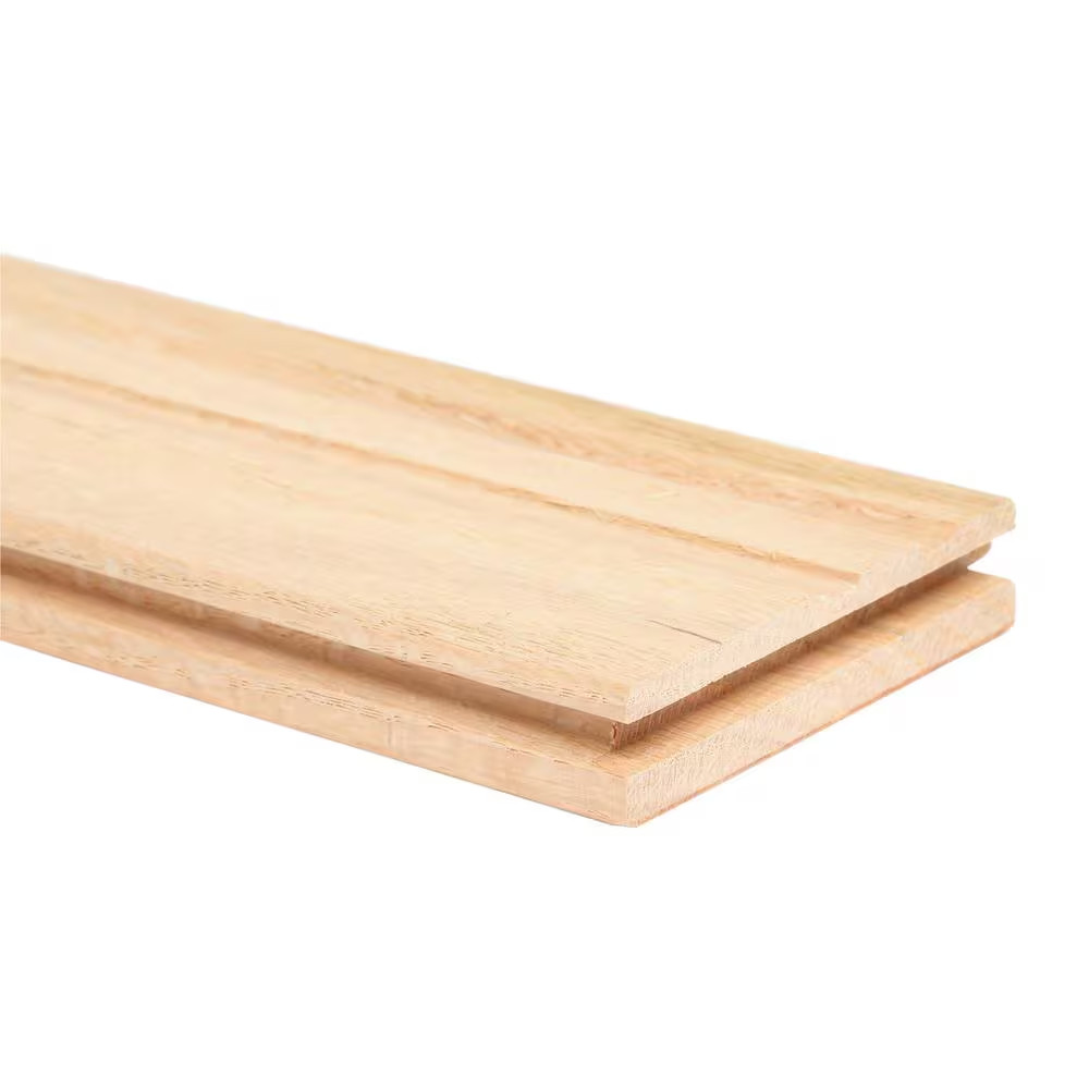 American Originals Natural Red Oak 3/4 In. T X 3-1/4 In. W Smooth Solid Hardwood