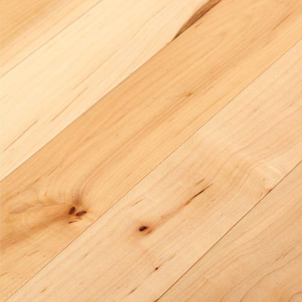 Plano Natural Maple 3/4 In. T X 2-1/4 In. W Smooth Solid Hardwood Flooring (20 S