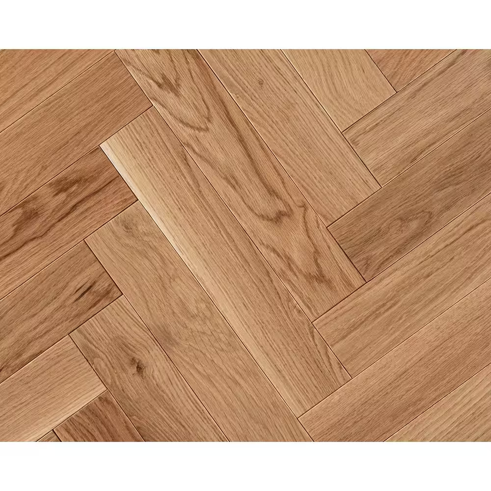 Natural White Oak Solid Herringbone 3/4 In. T X 3.25 In. W Solid Hardwood (16.50