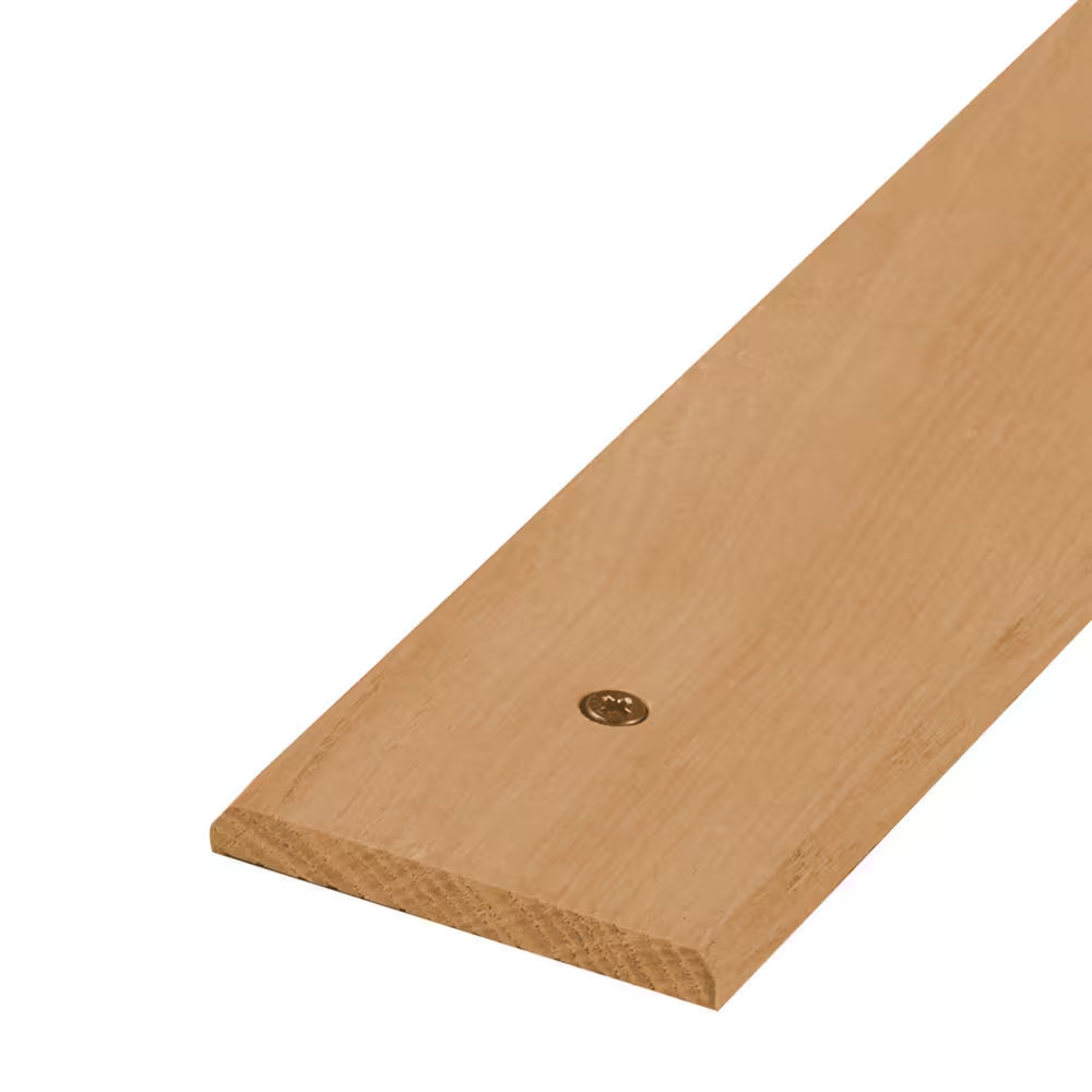 2-1/2 In. X 72 In. Unfinished Hardwood Transition Strip Seam Binder W/ Screws