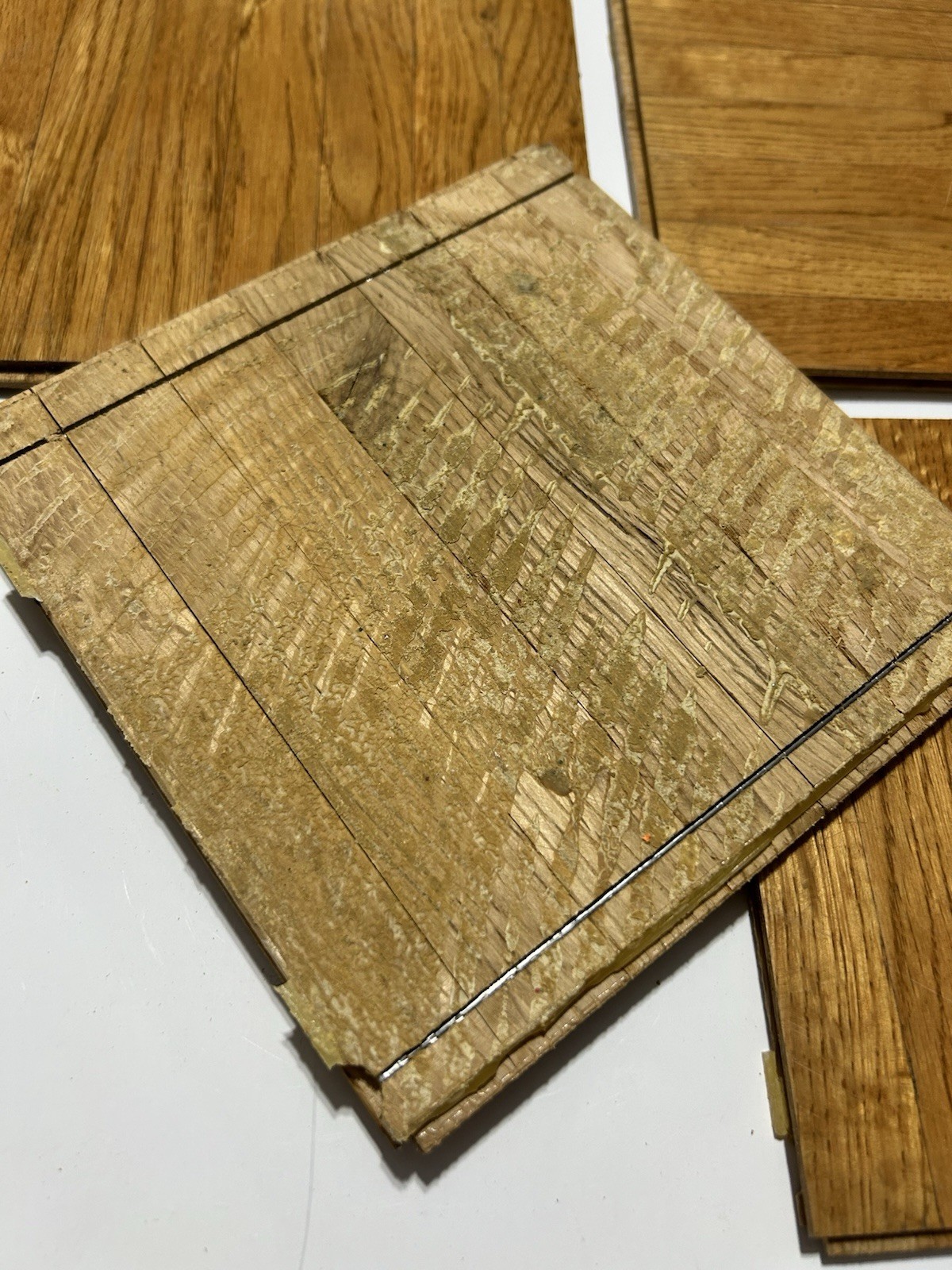 Solid Oak Parquet Flooring 6×6 20 Tiles 5 Sq Ft Reclaimed Hardwood Lot