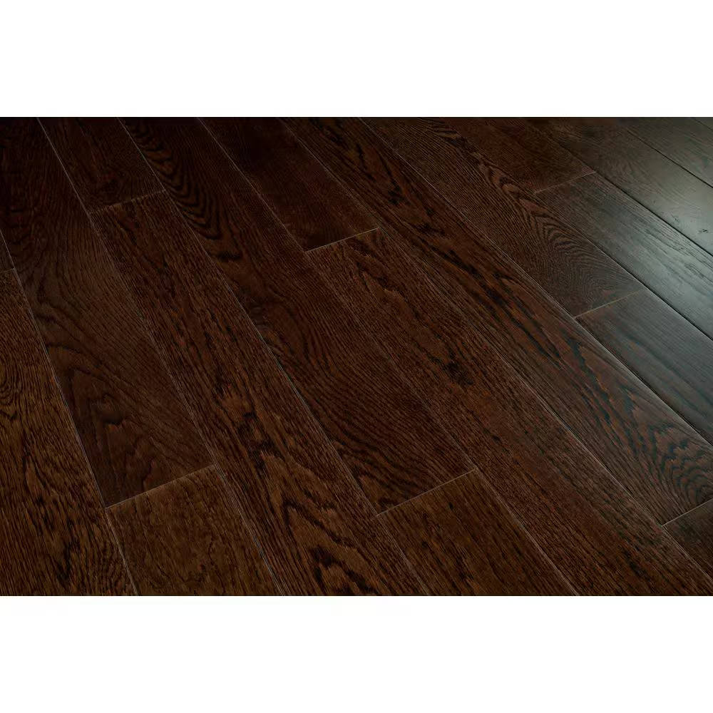 Plano Mocha Oak 3/4 In. T X 5 In. W Smooth Solid Hardwood Flooring (23.5 Sq.Ft./
