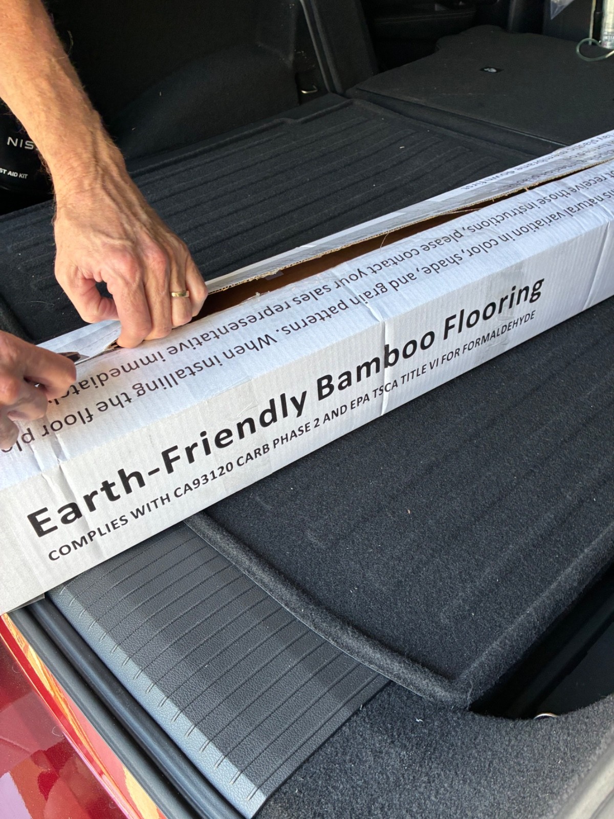 Green Building Supply Engineered Strand Bamboo Click Floor 22sqft