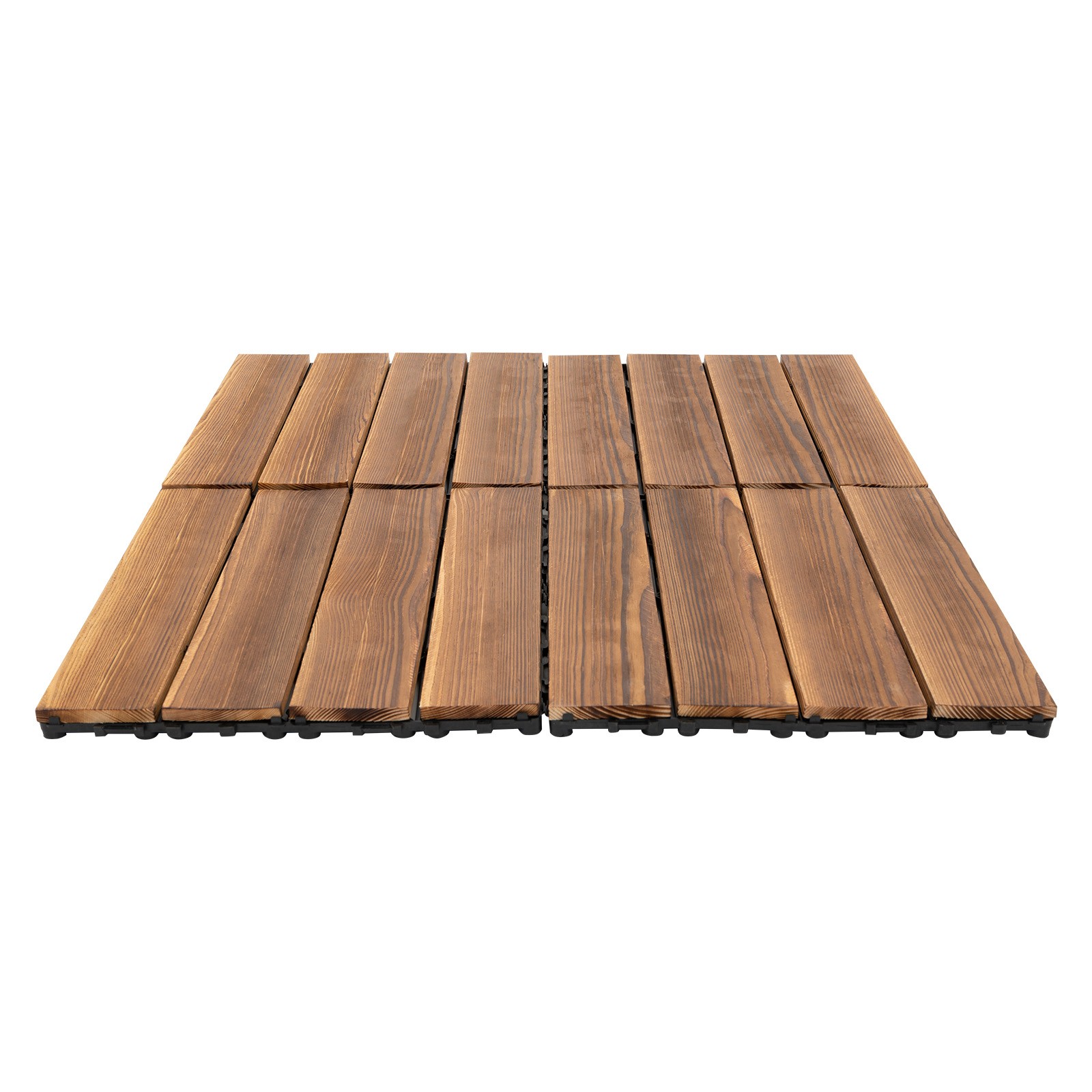 36pcs 12”x12” Deck Patio Tile Interlocking Wood Flooring Pavers Tiles Outdoor