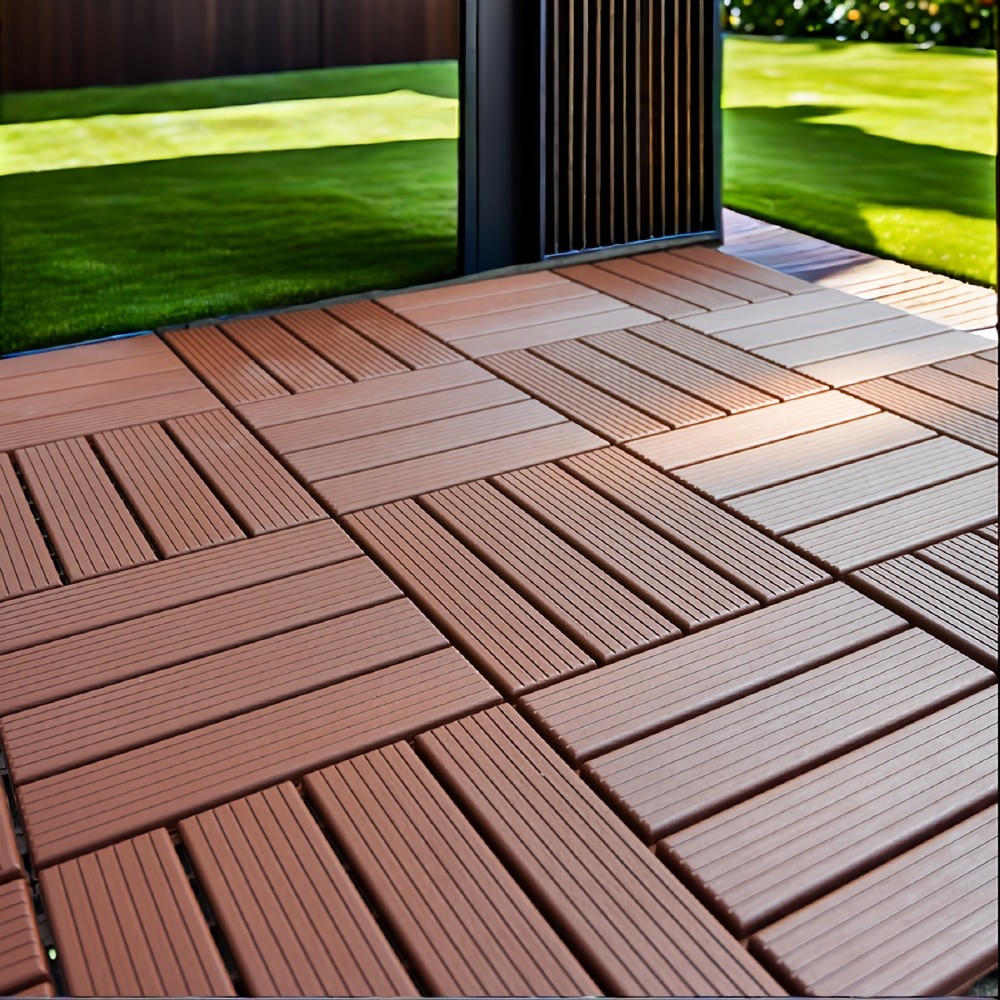Interlocking Deck Tiles – 44 Packs of 12″ X 12″ Terrace Tiles