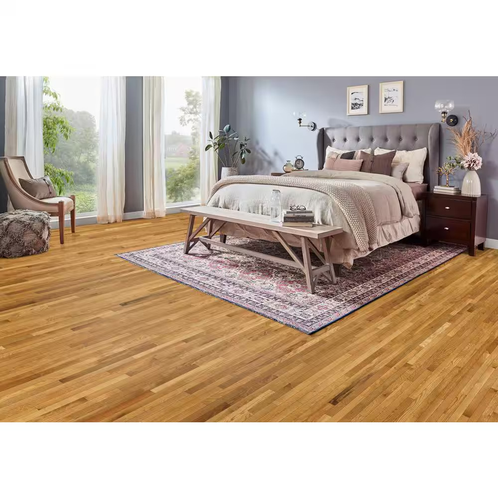 American Home Butterscotch Oak 3/4 In. T X 2-1/4 In. W Smooth Solid Hardwood Flo