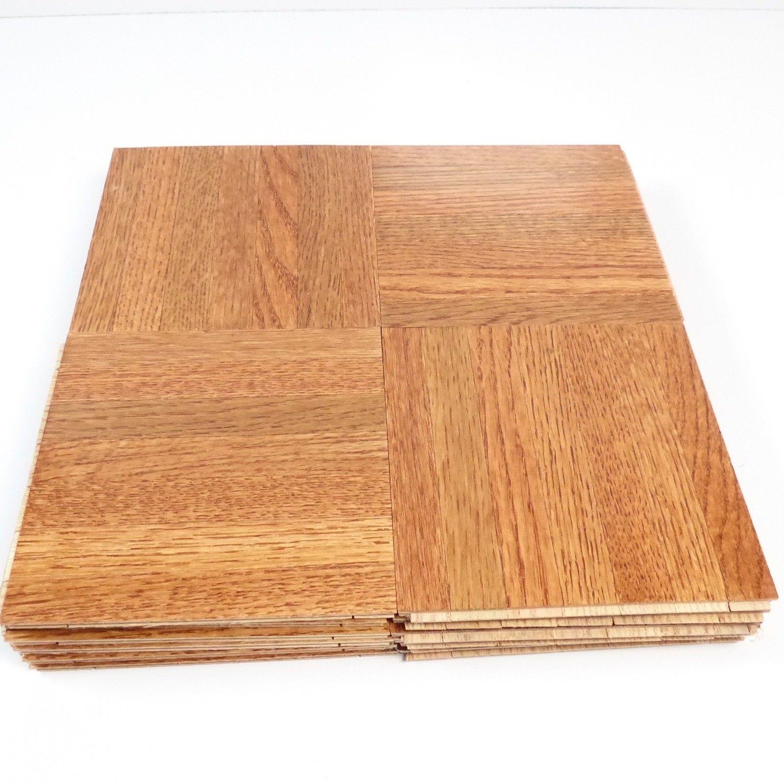 Bruce 6 sq ft (24 pcs ) 6x6x1/4 OAK PARQUET Flooring Tile L141 Natural Prefinish