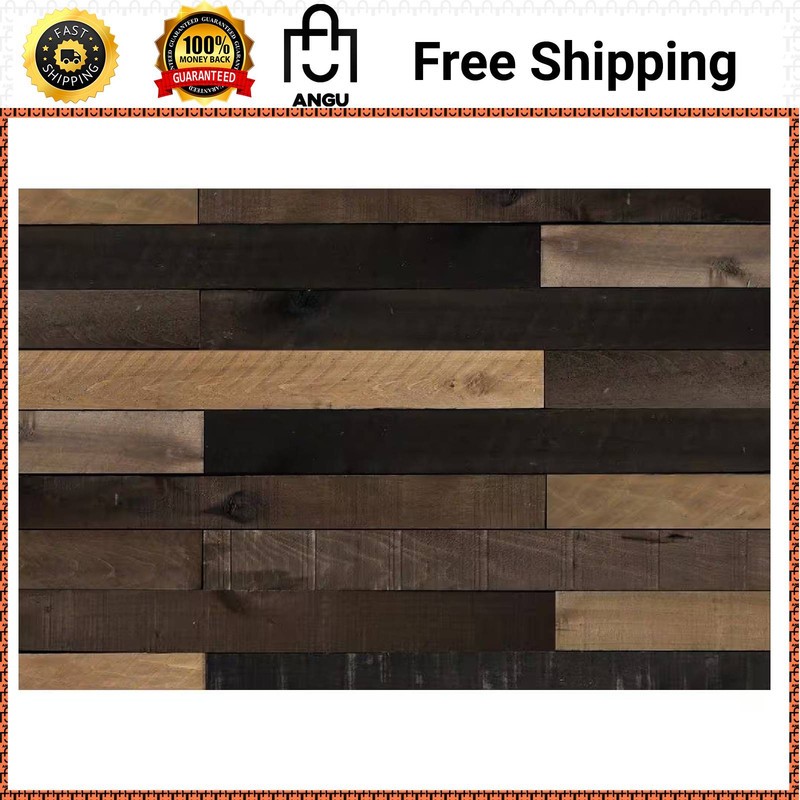 Weathered Wood Wall Planks 4ft Rustic Reclaimed Barn Look Boards 8 Pack