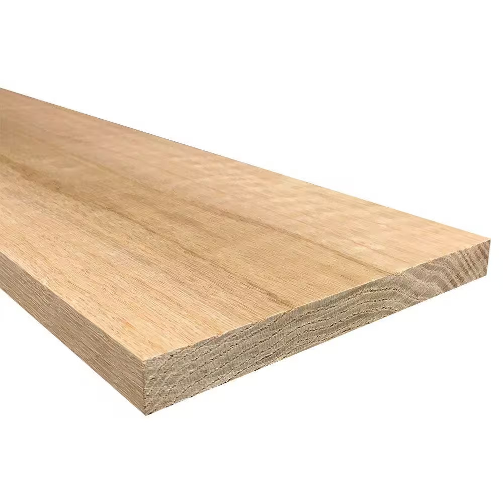 1 In. X 8 In. X Random Length S4S Oak Board
