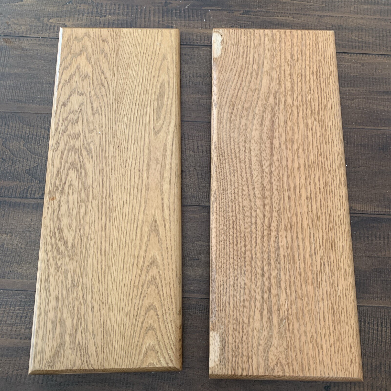 Oak Bullnose Stair Tread/Landing 2 Pieces. 25” X 9.5” X 3/4”