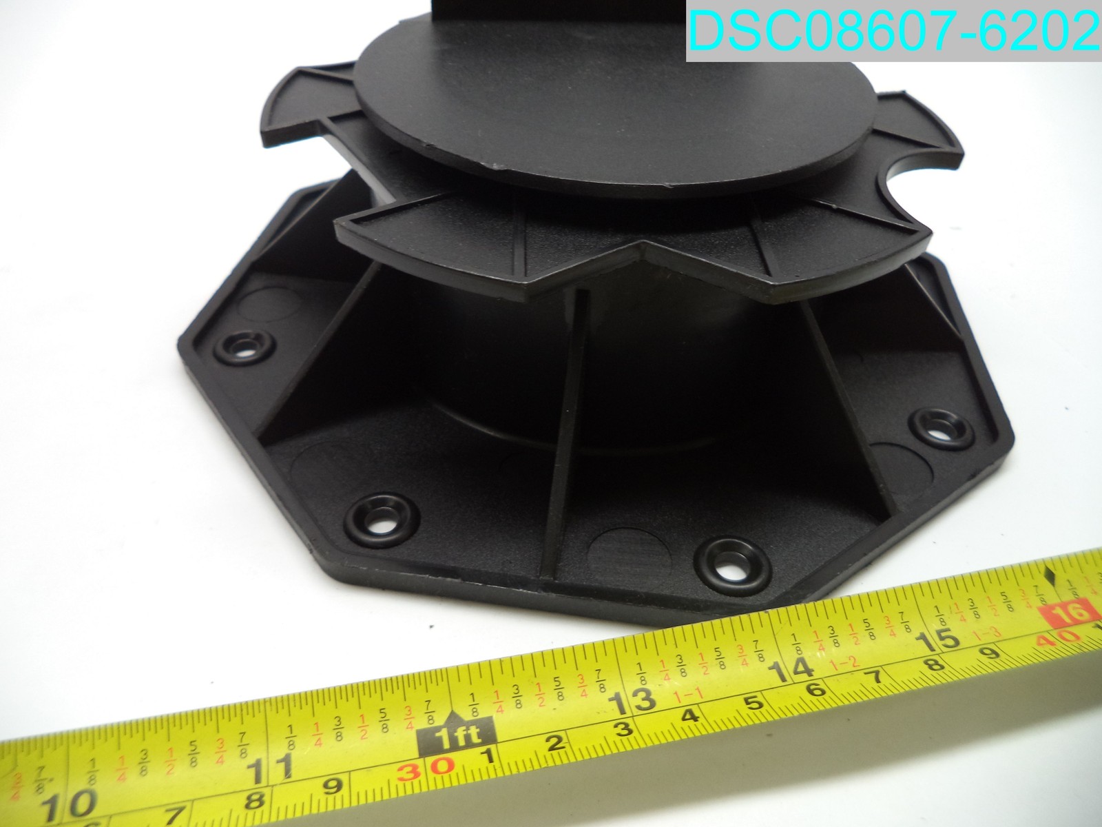 QTY=15: Deck Support Plastic Adjustable Pedestals Raising To 2-1/2″