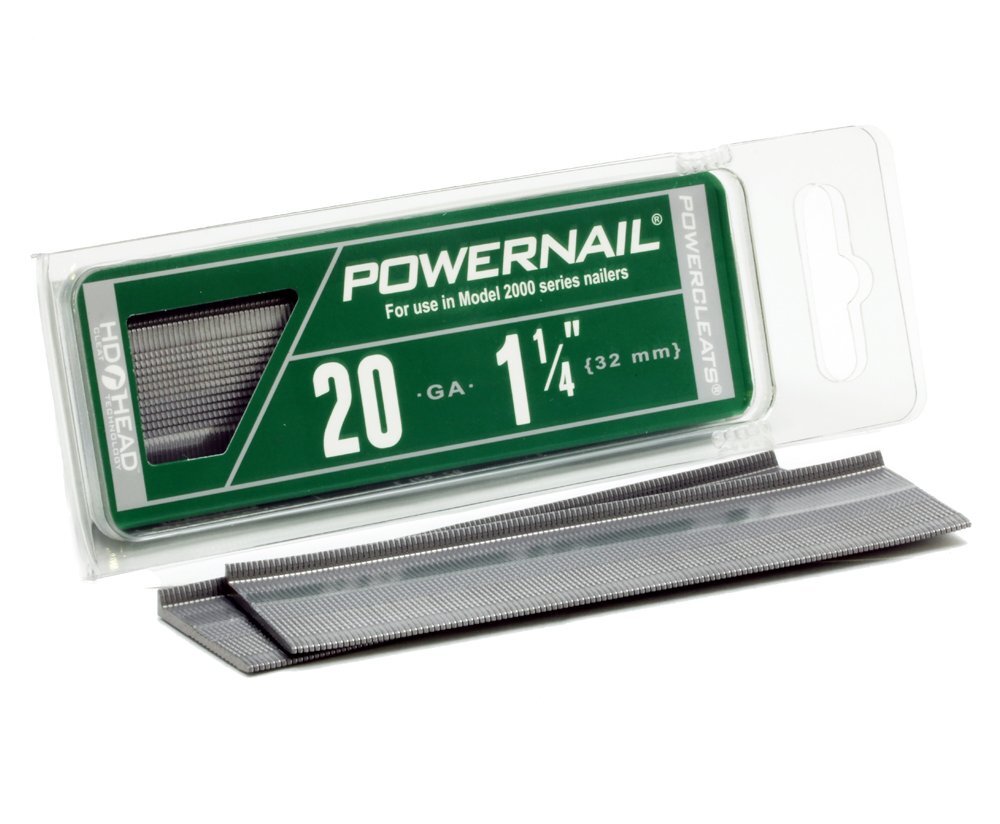 L12520 20 Gauge 11/4 Inch Length Hd Lcleat Nail For Hardwood & Engineered Floori