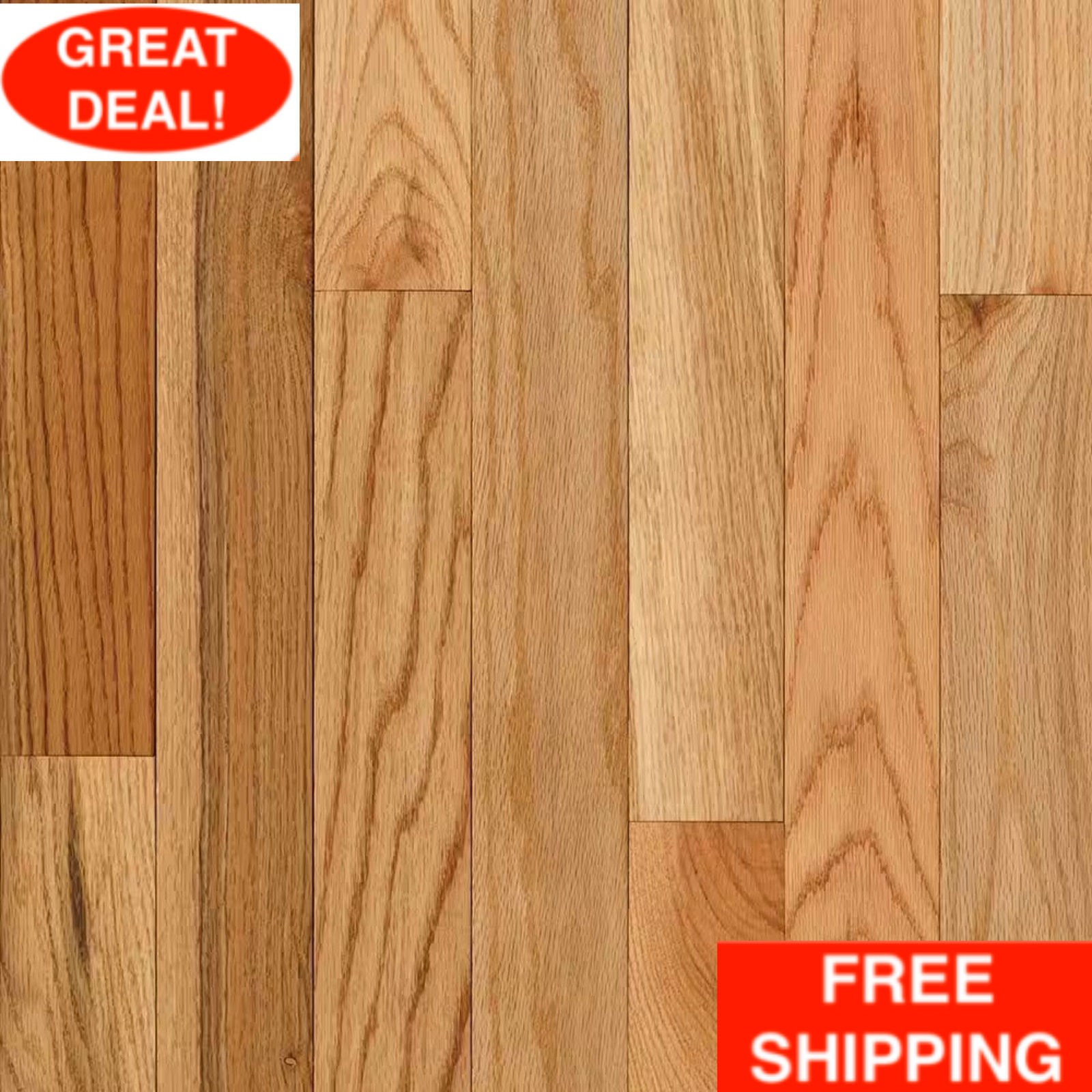 Bruce Solid Hardwood Flooring Plano Oak 3/4 In. T X 3-1/4 In. W (22 Sqft / Case)