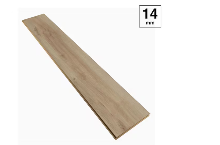 Bakewell Oak 14 Mm X 8 In. W Waterproof Laminate Wood Flooring(13.28 Sq. Ft./Cas
