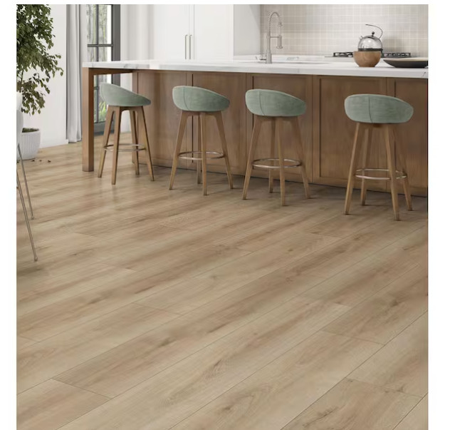 Bakewell Oak 14 Mm X 8 In. W Waterproof Laminate Wood Flooring(13.28 Sq. Ft./Cas