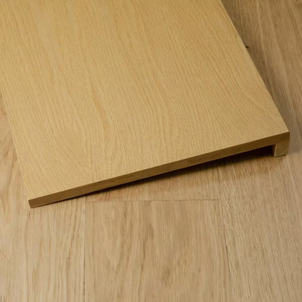 Silvan Hardwood Anza .6 in T X 12 In. W X 48 In. L Full Stair Tread Water Resist