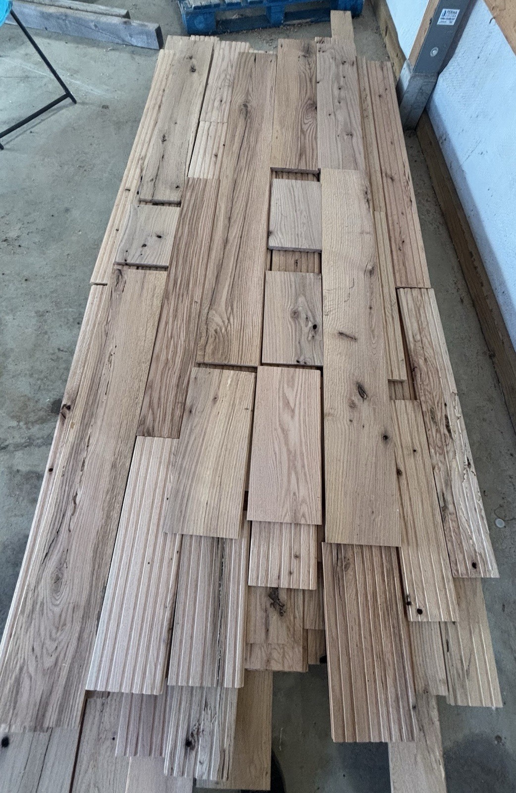 Reclaimed Red Oak Flooring 3/4” Thick Tongue And Groove 191 Sqft