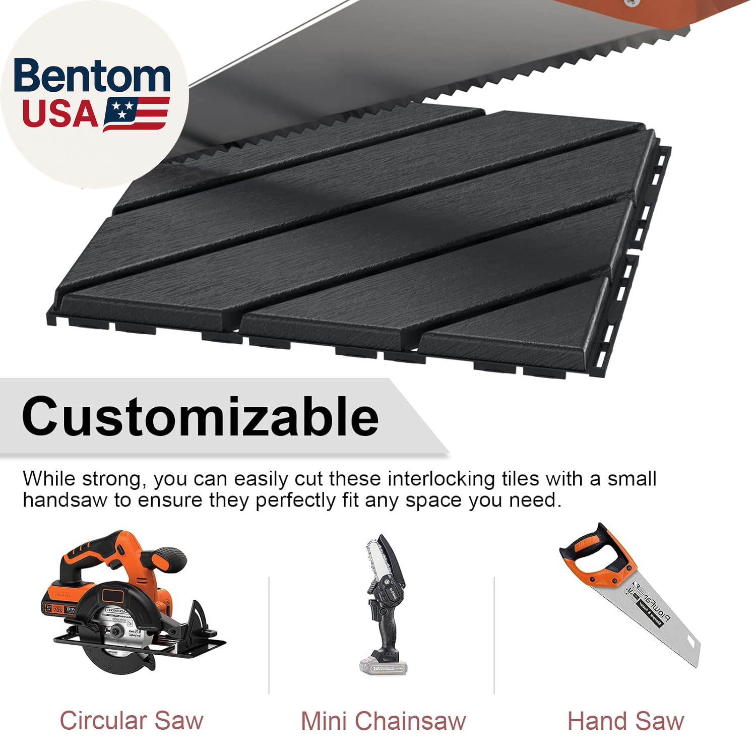 9 Pack Interlocking Deck Tiles, 12″X12″ Patio Pavers, Heavy Duty Plastic Outdoor