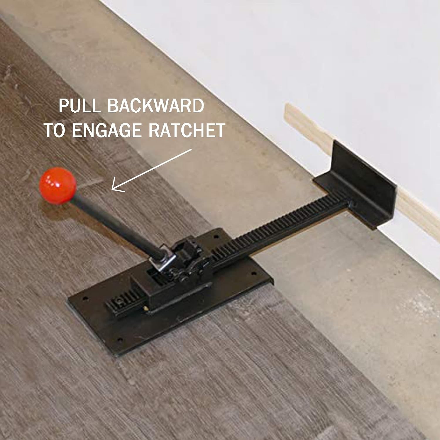 Compact Ratchet Flooring Jack Tool: Straighten, Secure, and Install Floors