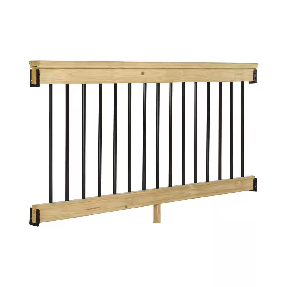 33 In. H X 72 In. W Pressure-Treated Southern Yellow Pine Wood Deck Horizontal R