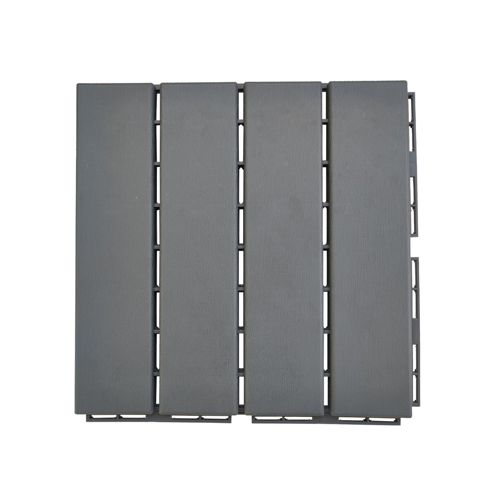 27Pcs Plastic Patio Deck Tiles 12″ x 12″ Interlocking Flooring Indoor & Outdoor