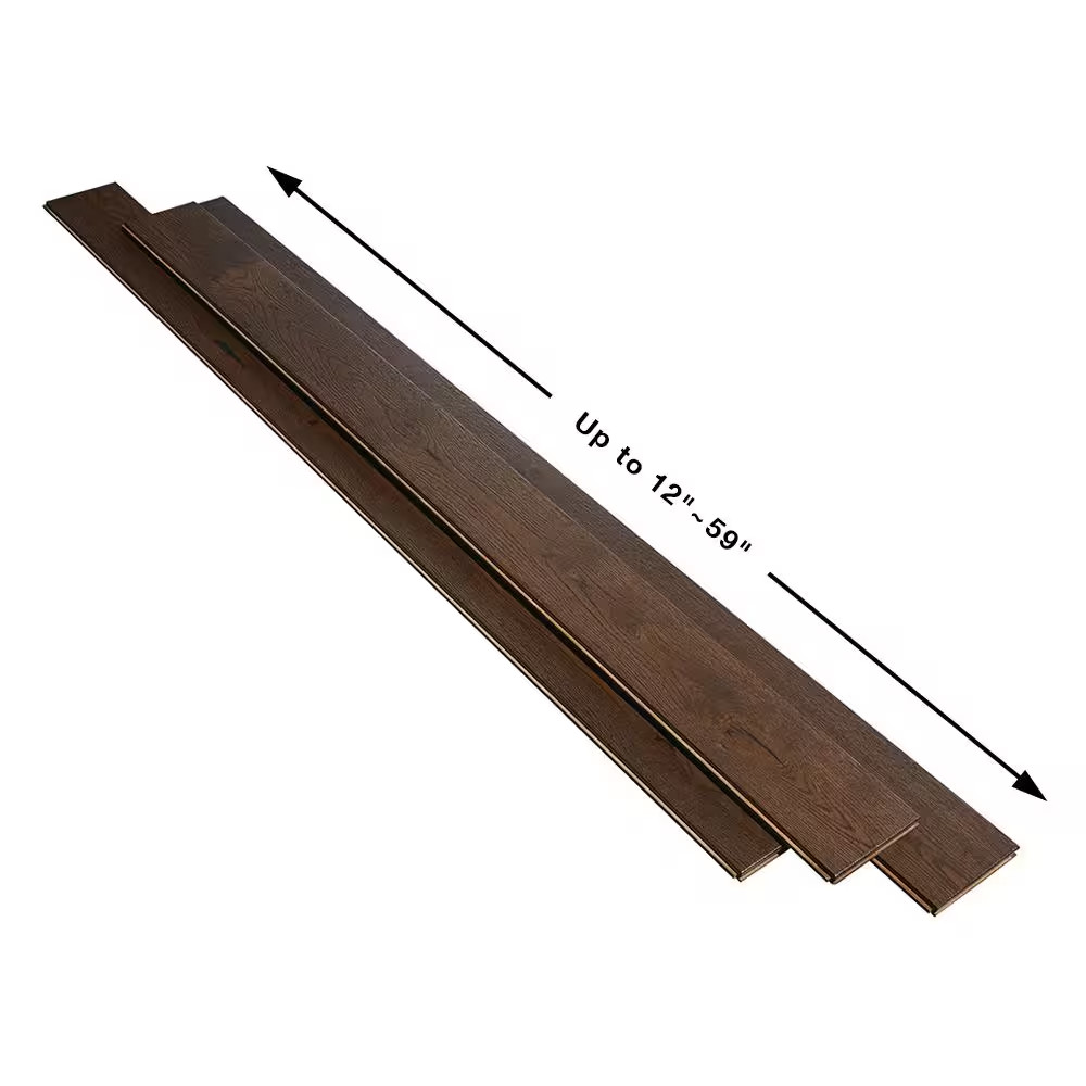 Pacific Grove French Oak 3/4 In. T X 5 In. W Wire Brushed Solid Hardwood Floorin