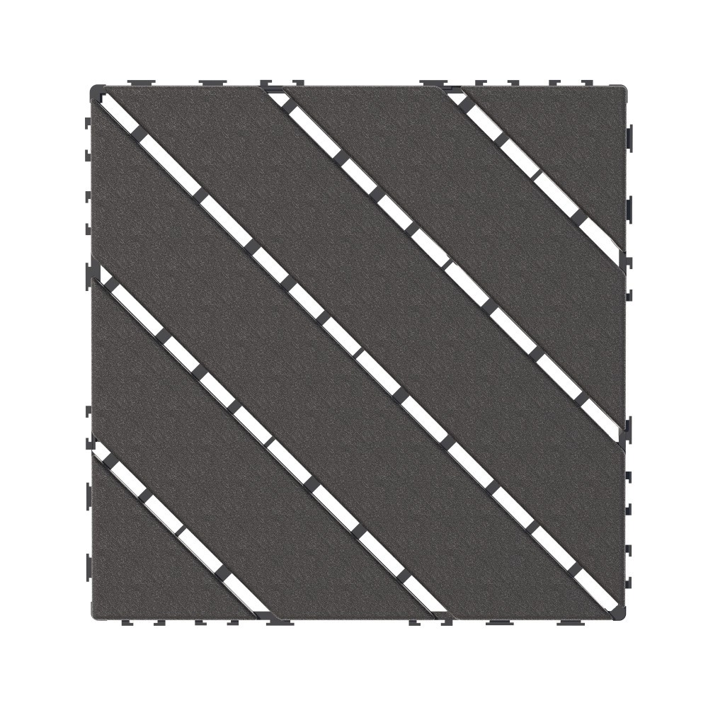 44Pcs Plastic Interlocking Deck Tiles Patio Deck Tiles,12″x12″ Square Waterproof