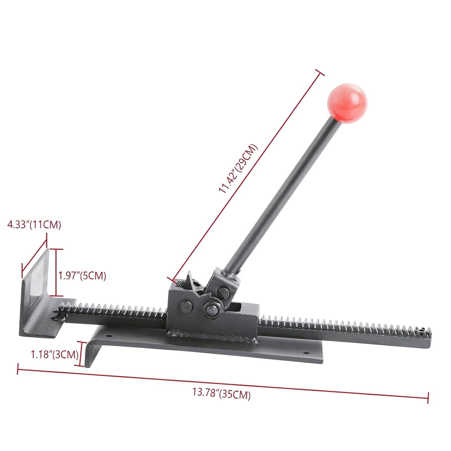 Compact Ratchet Flooring Jack Tool: Straighten, Secure, and Install Floors