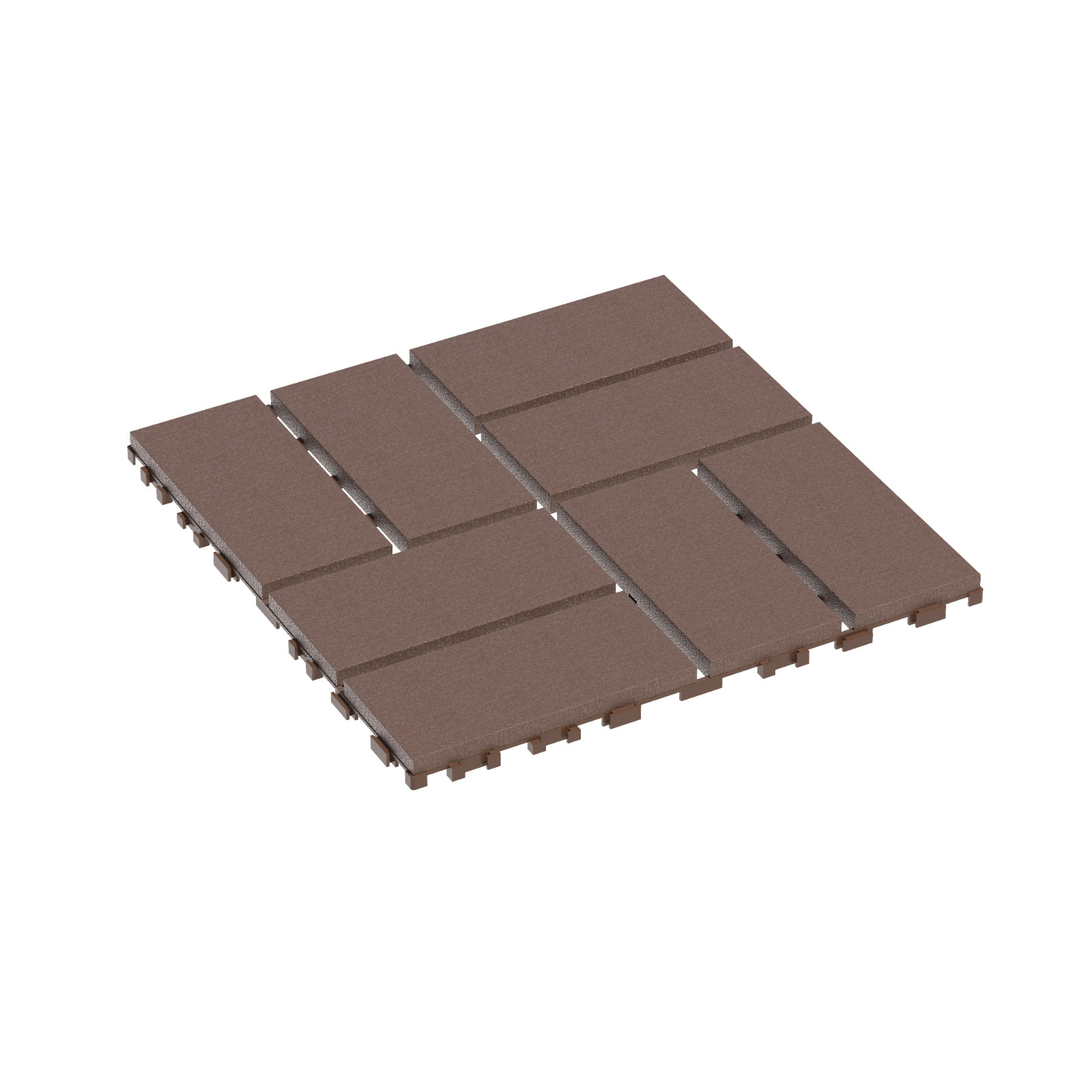 44PCS Interlocking Deck Tiles 12×12” Square Waterproof Outdoor All Weather Use