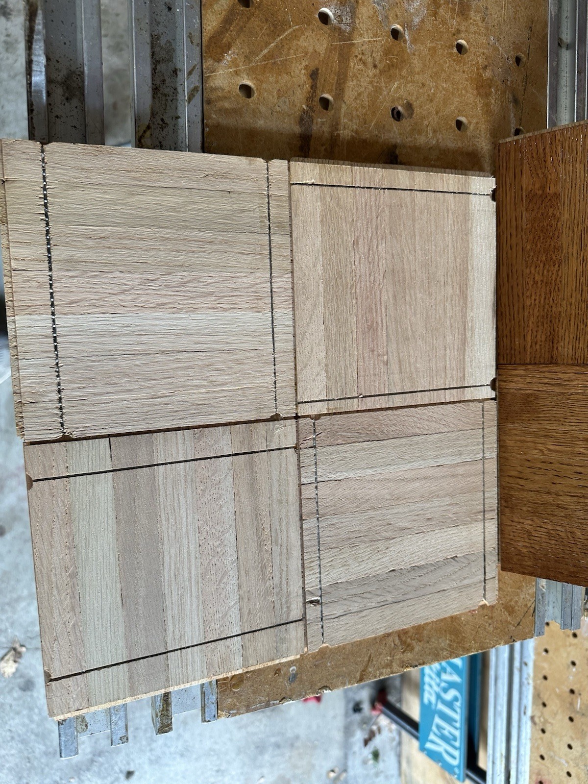 Bruce Solid Oak Parquet Jackson Square chestnut HCU-21 90 Pcs 90 SF 5/16 12×12