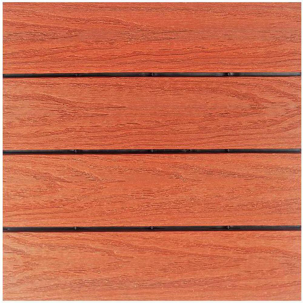 Ultrashield Naturale 1 Ft. X 1 Ft. Quick Deck Outdoor Composite Deck Tile in Mad