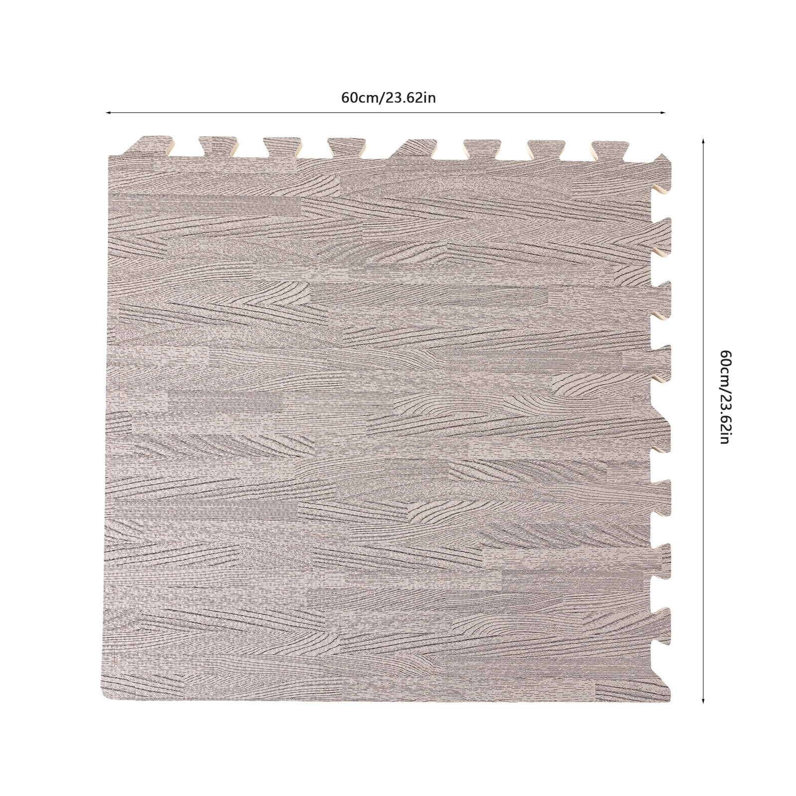 25Pcs Thick Printed Foam Patchwork Tiles Square Foam Mat Floor Tiles 60*60 cm
