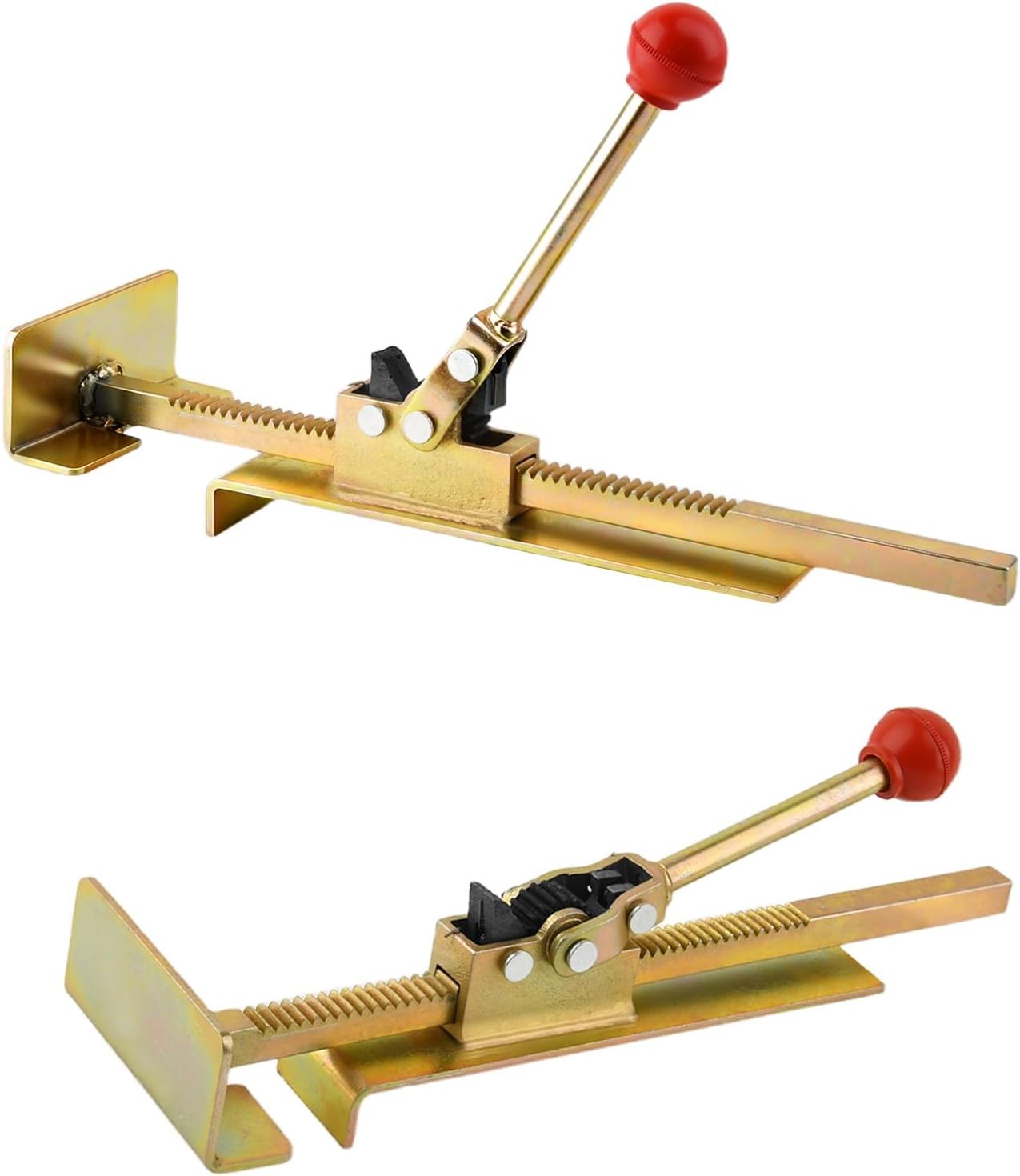 2PCS Professional Ratcheting Hardwood Flooring Jack Tool for Installation