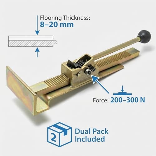 Hardwood Flooring Jacks 2 Pack – Positioning Tool for Easy Installation & Alignm