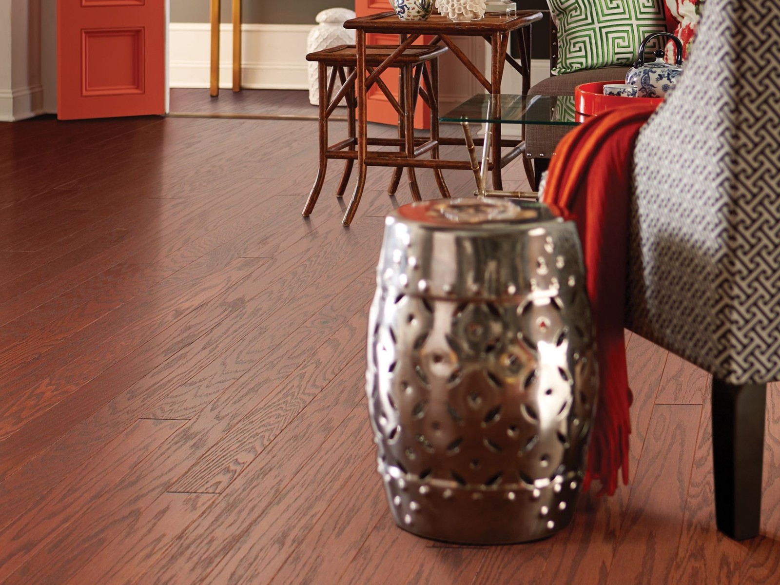 Shaw SW581 Albright Oak 3-1/4″W Smooth Engineered Red Oak – Caramel