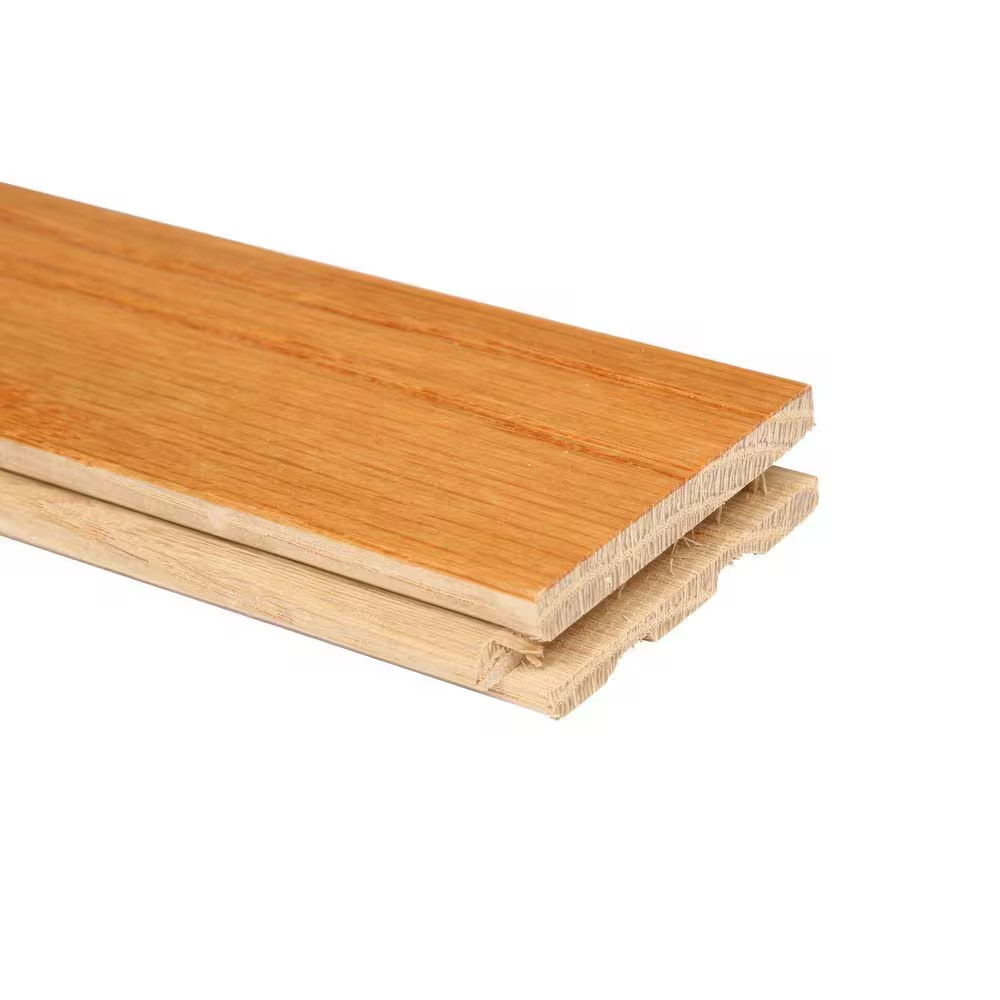 American Home Butterscotch Oak 3/4 In. T X 2-1/4 In. W Smooth Solid Hardwood Flo