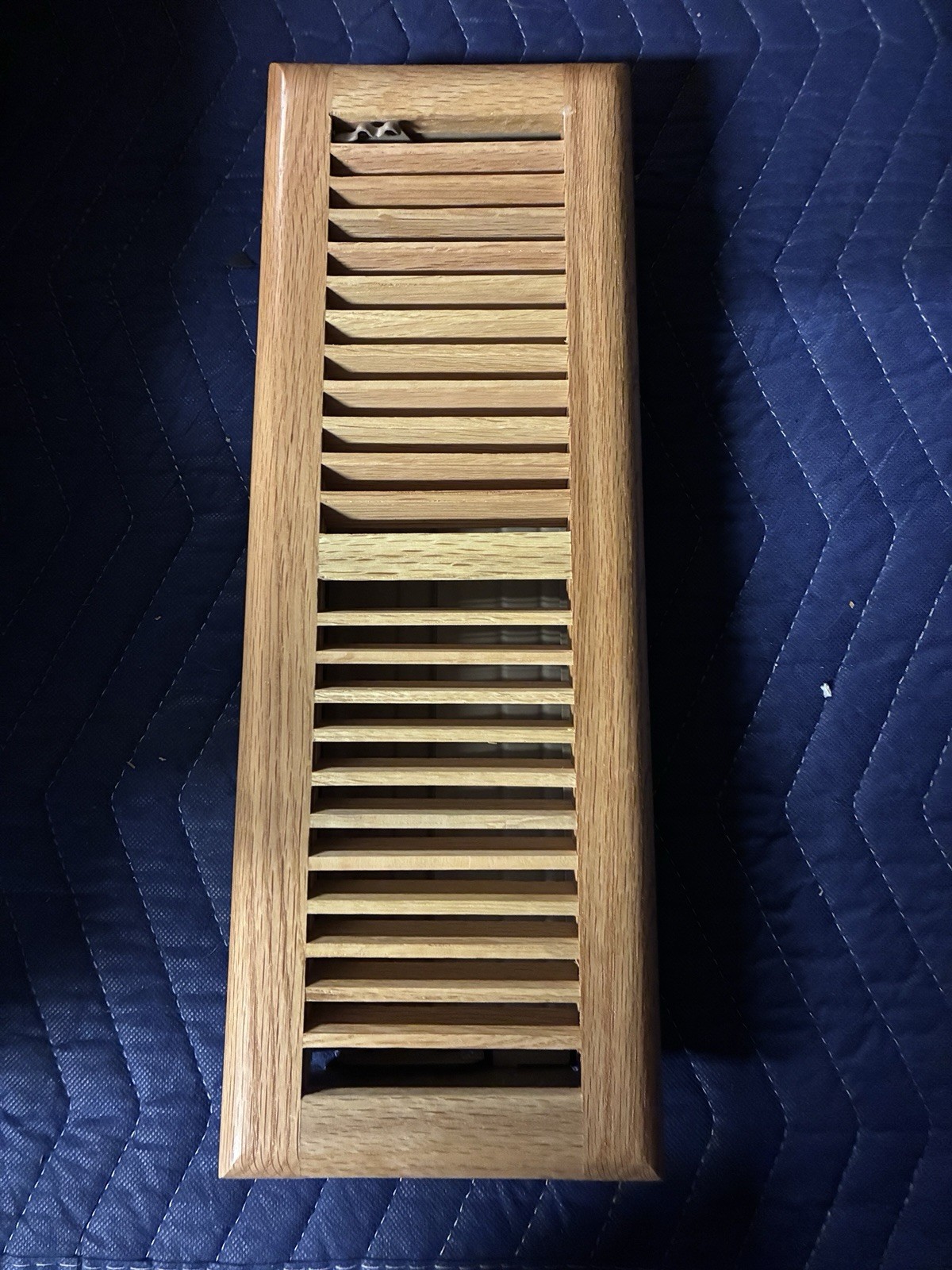 Truaire Solid Oak 4”x14” Floor Diffuser Smoothglide LightFinishOpen Box H168-OLF