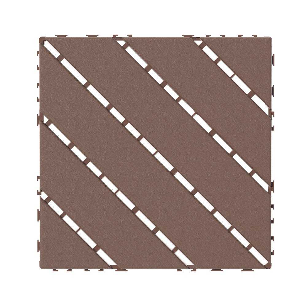 44Pcs Plastic Interlocking Deck Tiles Patio Deck Tiles,12″x12″ Square Waterproof