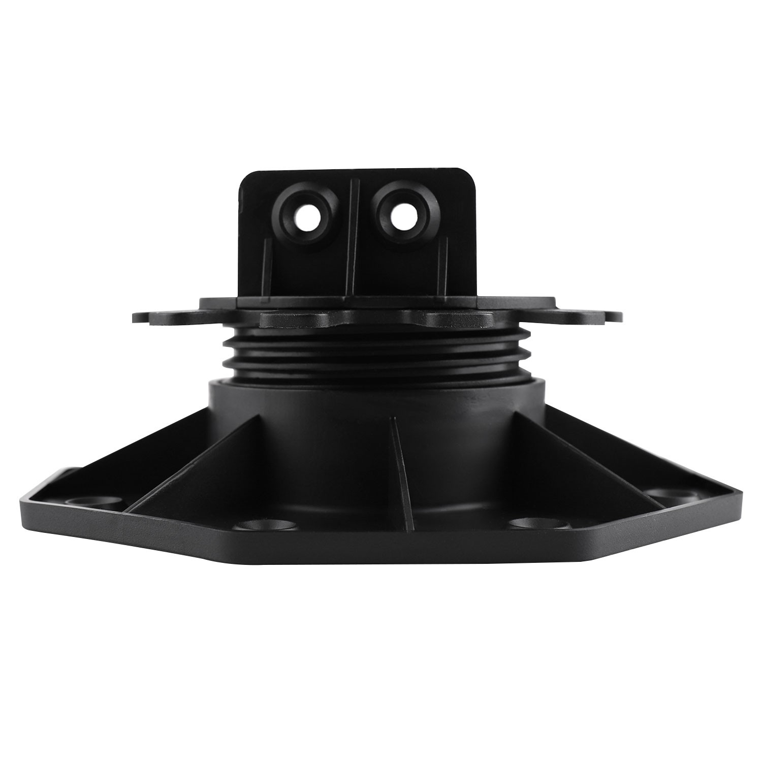 6 pcs Adjustable Deck Support Pedestal Paver Deck Blocks Deck Foundation Base