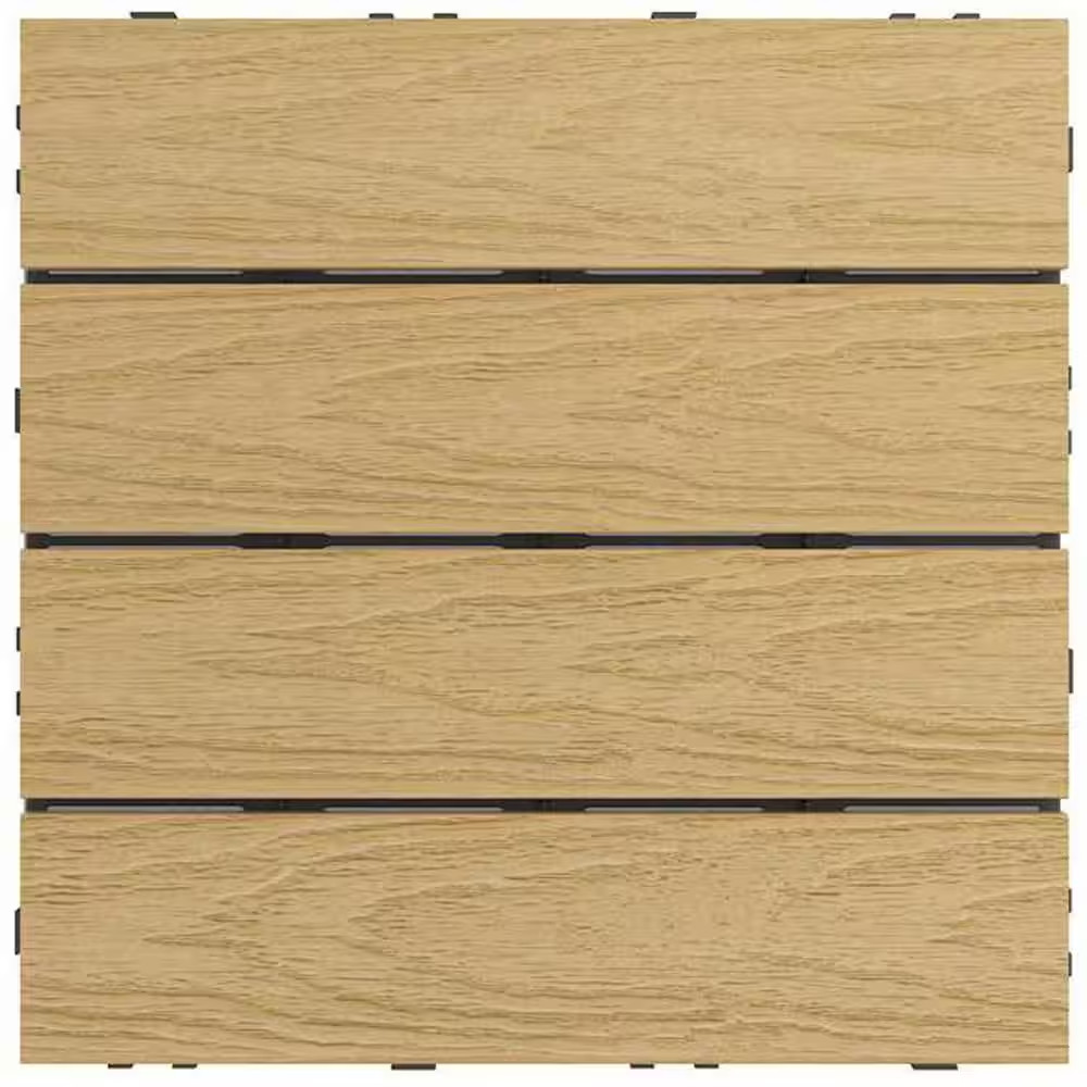 Ultrashield Naturale 1 Ft. X 1 Ft. Quick Deck Composite Outdoor Deck Tile in Aus