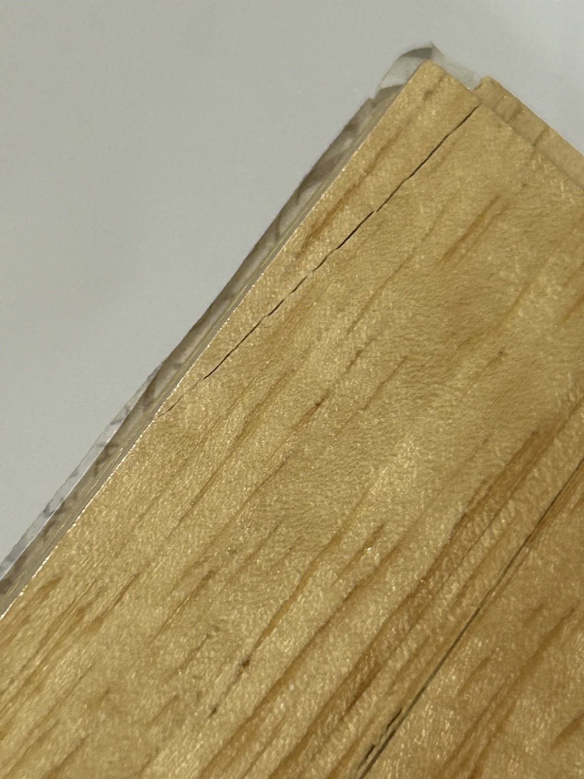 Cryntel EZ Parquet Self Stick Tiles ~Natural~ 9 (12×12) Tiles 6-finger READ