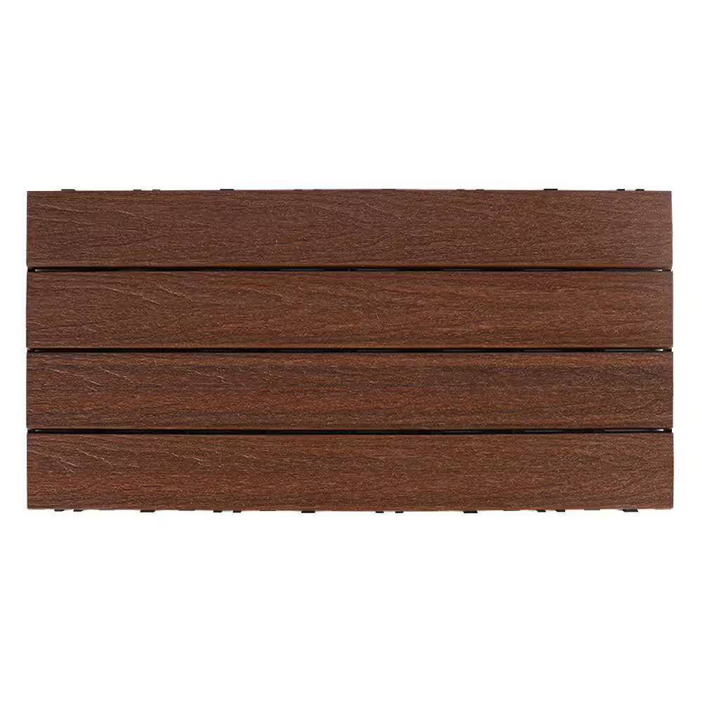 Ultrashield Naturale 1 Ft. X 2 Ft. Quick Deck Outdoor Composite Deck Tile in Bra