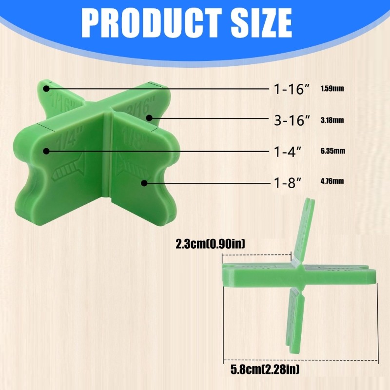 Plastic Deck Spacer Alignment Guides Multiple Size Eliminate Measurement Errors