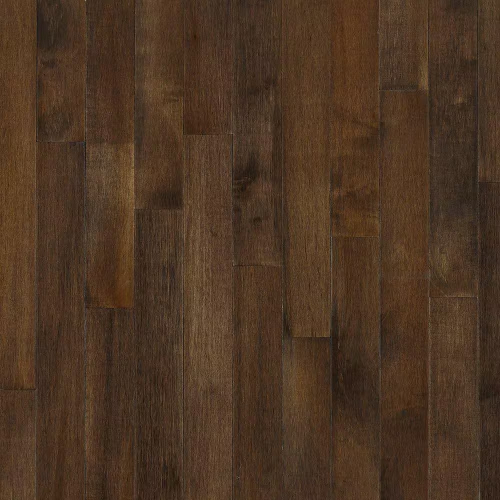 Prestige Cappuccino Maple 3/4 In. T X 2-1/4 In. W Smooth Solid Hardwood Flooring