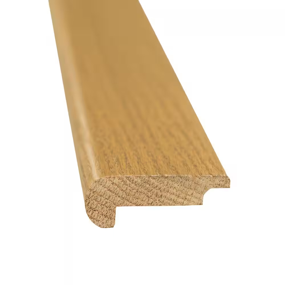 Aurora Gold Oak 0.76 In. T X 2.15 In. W X 78 In. L Luxury Overlapping Stairnose