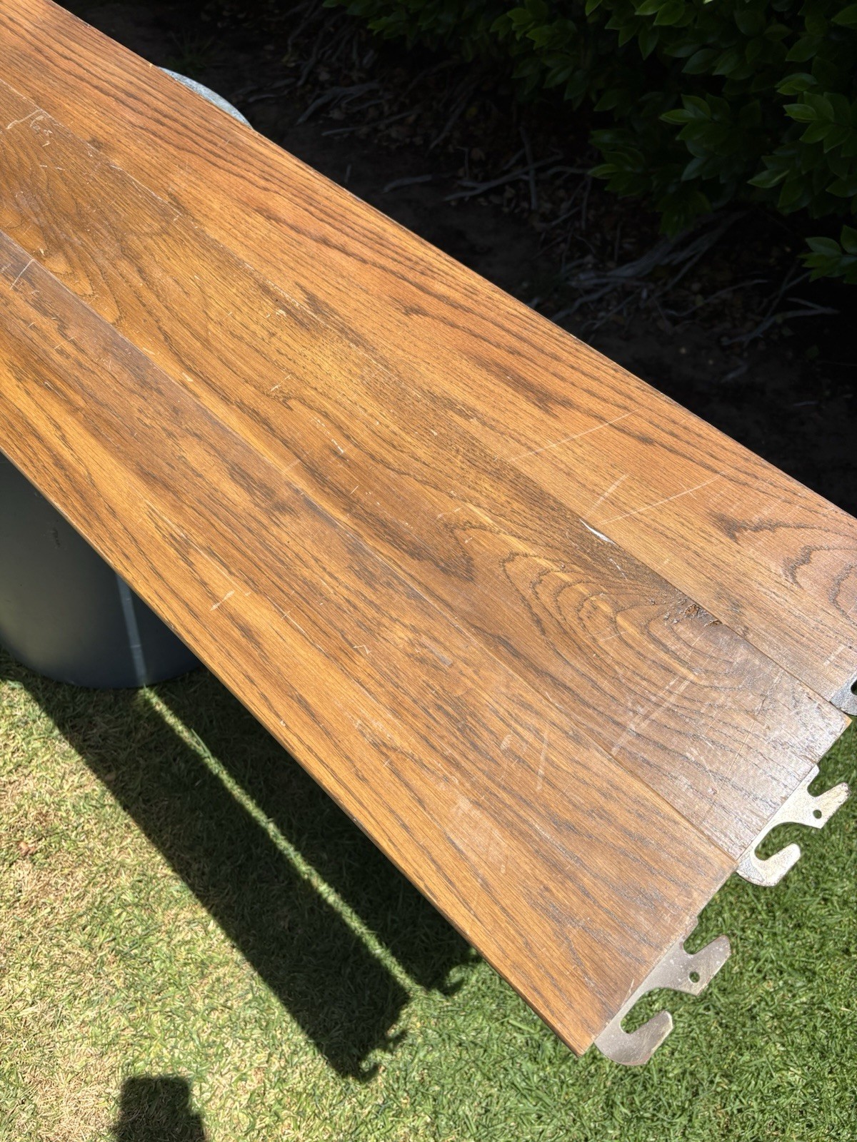 VINTAGE OAK PLANKS WOOD BED RAILS PANELING FLOORING