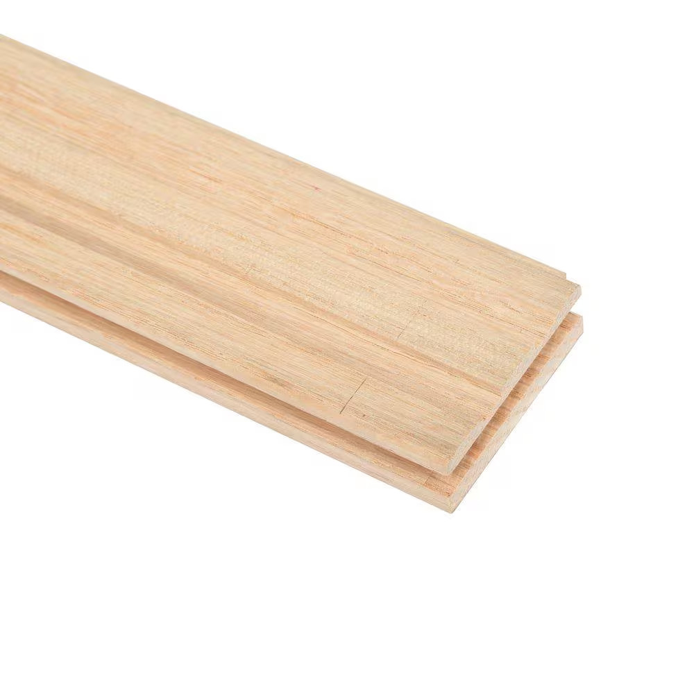 American Home Natural Oak 3/4 In. T X 2-1/4 In. W Smooth Solid Hardwood Flooring