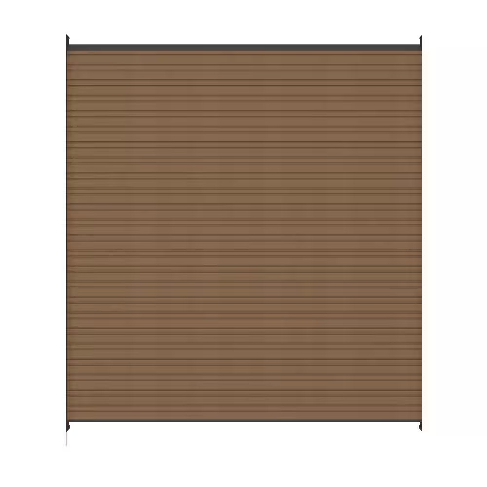 Ultraeasy Hybrid Style Enclosures 6 Ft. X 6 Ft. Peruvian Teak Composite Horizont