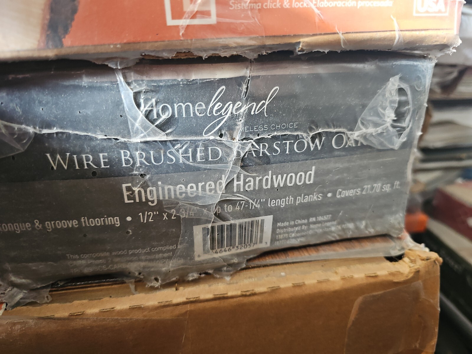 Home Legend Wire Brushed Barstow Oak 1/2 in. T x 2-3/4 in. W x 47-1/4 in. Length